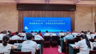 资中县举行2024年二季度项目集中签约仪式