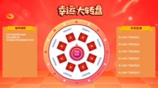大屏互动大转盘抽奖功能介绍
